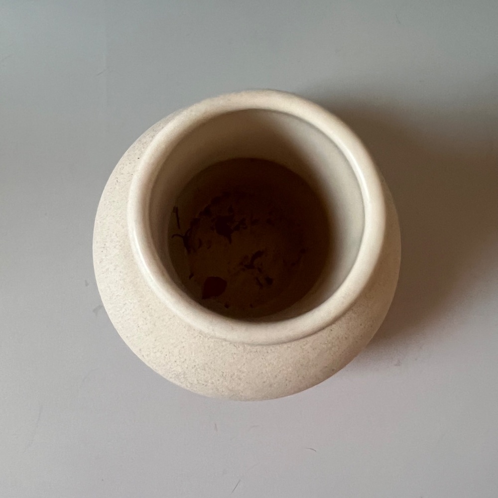 Modern Speckled Ceramic Bud Vase Neutral Minimalist Scandinavian Decor 6" - Picture 6 of 6